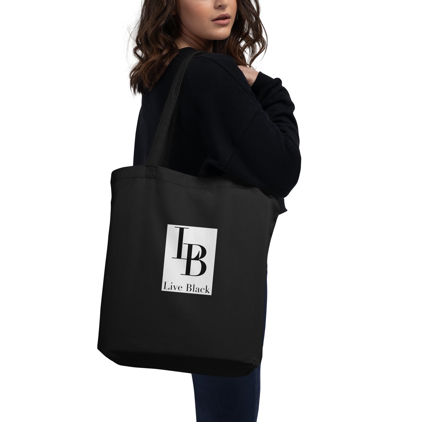 Live Black Eco Tote Bag