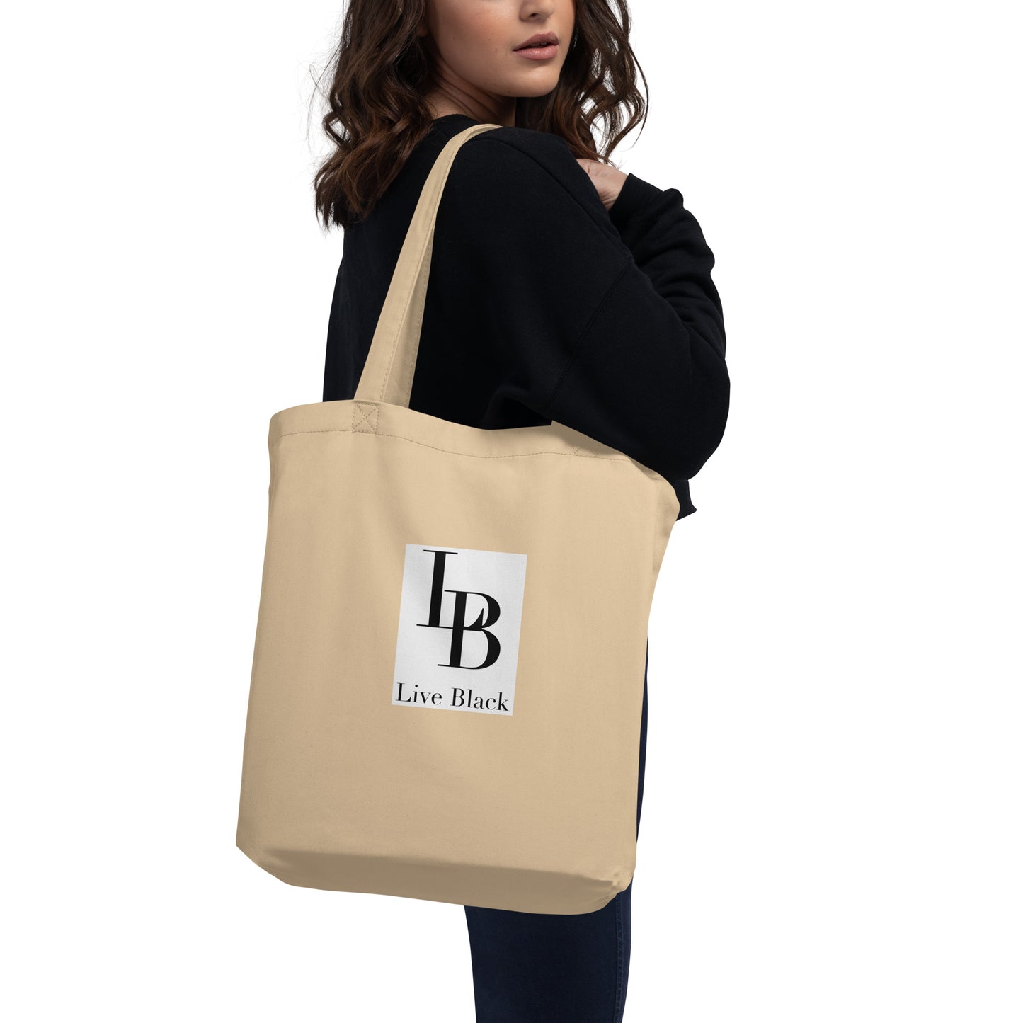 Live Black Eco Tote Bag