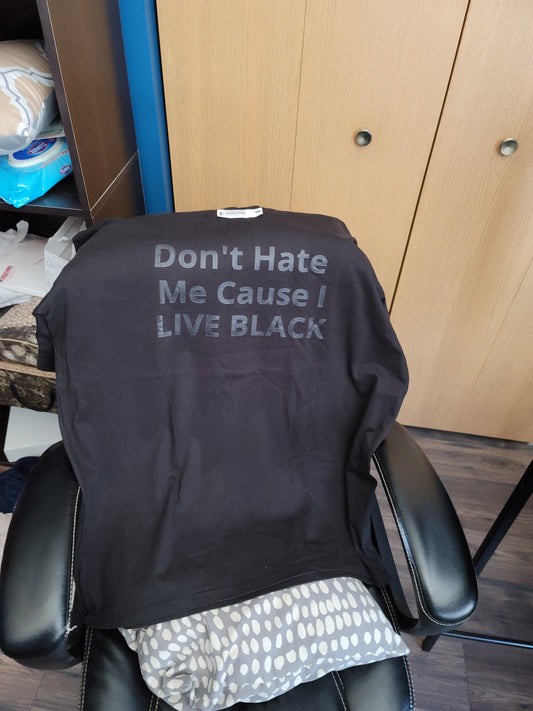 Live Black tee