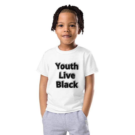 Live Black Kids crew neck t-shirt
